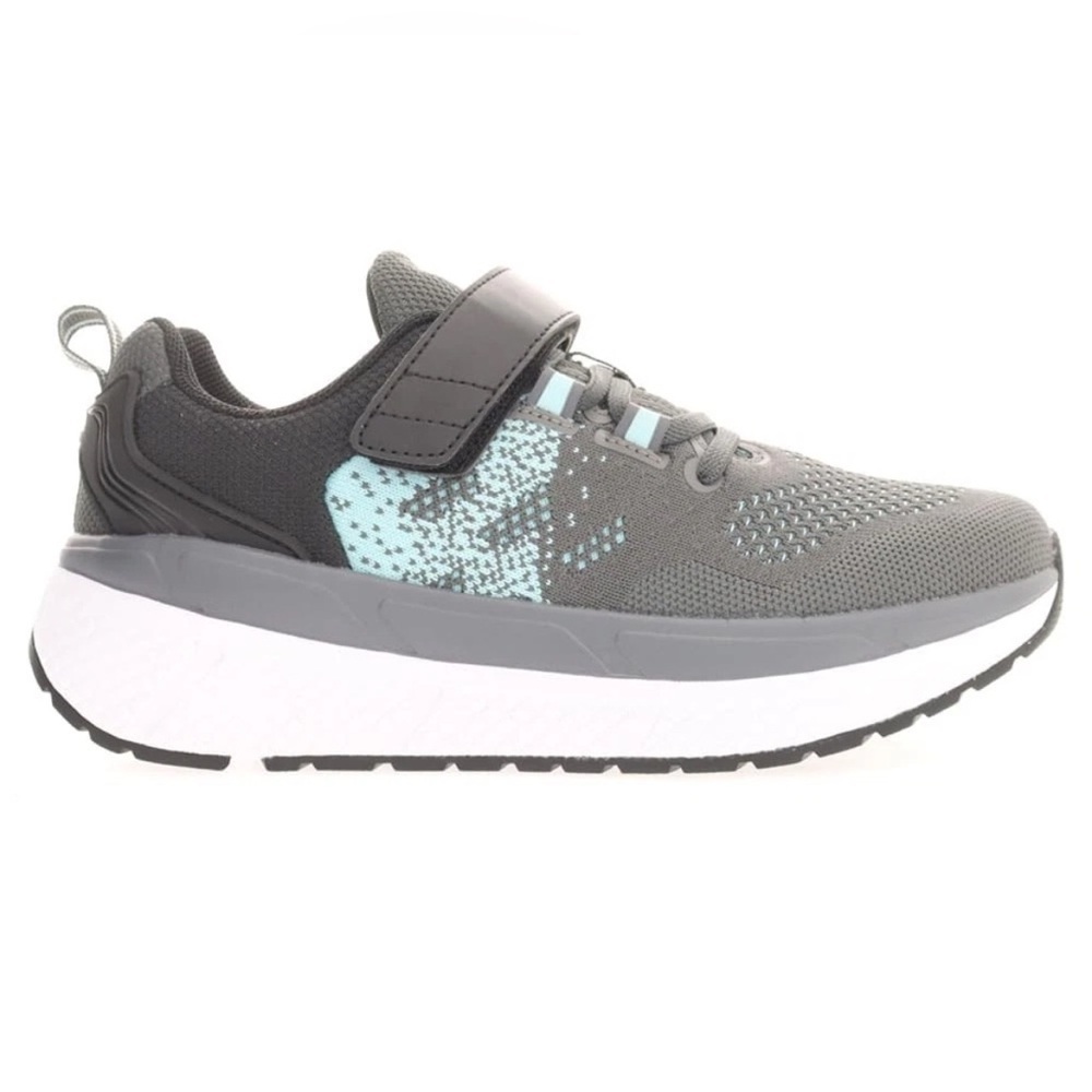 Propet Ultra Fx Walking Womens Grey Sneakers Athletic Shoes Grey/Mint 7.5 Wide - Picture 3 of 5